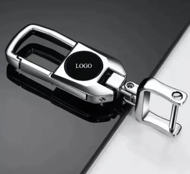 For Skoda Silver Metal Car Logo Keychain Key Fob Car Brand Keychain Gift UK