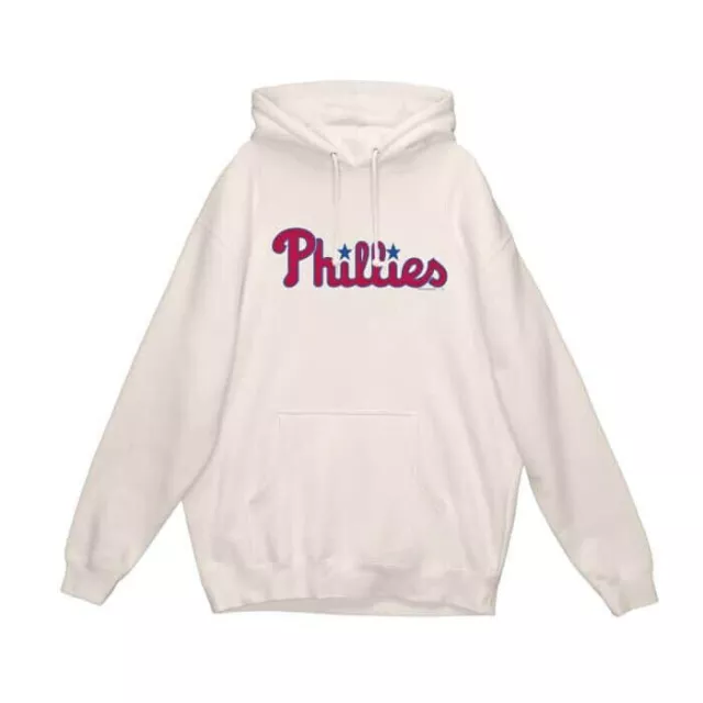 Phillies Logo Philadelphia Phillies White Hoodie logo Unisex MLB Baseball