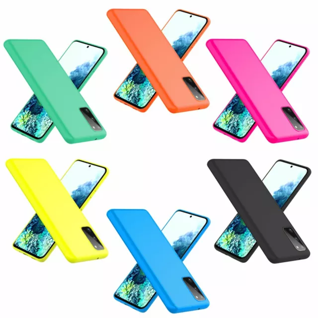 NALIA Neon Handy Hülle für Samsung Galaxy S20, Silikon Case Schutz Cover Bumper