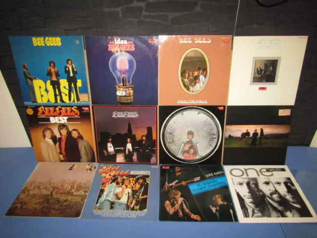 The Bee Gees: Schallplatten-Sammlung, Vinyl Collection - 12 LP's
