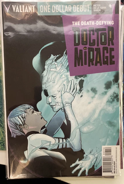 The Death-Defying Doctor Mirage # 1 NM Valiant One Dollar Debut Jen Van Meter