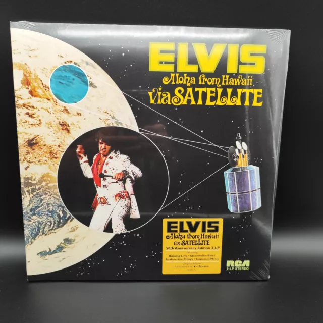 2 LP  Elvis Presley Aloha From Hawaii Via Satellite 50th Anniversary 2023 EU NEU