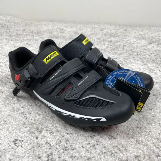 Mavic Cycling Shoes Size 7 Ksyrium Elite II Black Strap Carbon Comp Ortholite Mavic Cycling Shoes Size 7 Ksyrium Elite II Black Strap Carbon Comp Ortholite