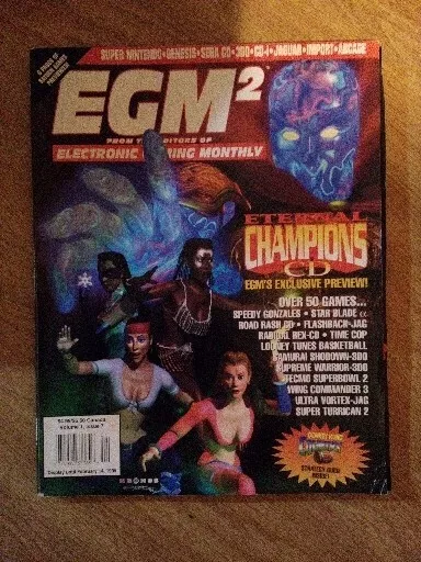 Electronic Gaming Magazine EGM2 1995 Issue 7 Eternal Champions Saturn Games