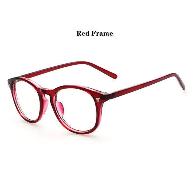 Trendy Reading Glasses Red Plastic Frame Eyewear +100 +150 +200 +250 to +6.00