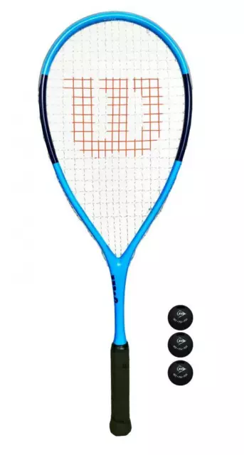 Wilson Ultra Elite Squash Racket + 3 Squash Balls RRP £64.99