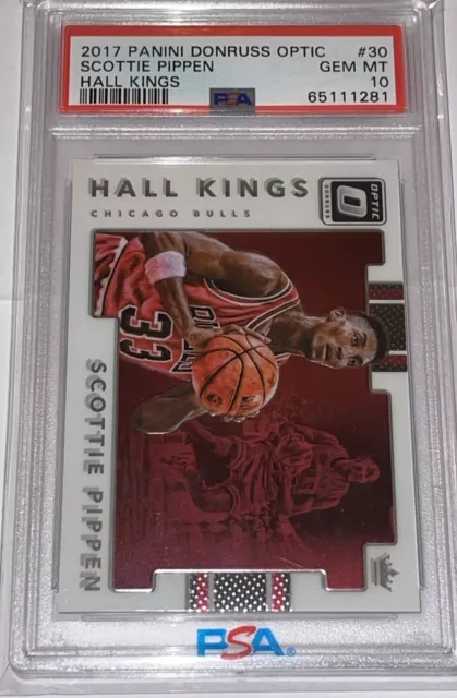 2017 Panini Donruss Optic #30 Scottie Pippen - PSA 10 - NBA Chicago Bulls