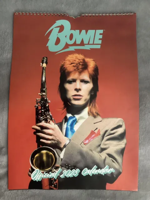 David Bowie A3 Calendar 2023 Danilo Official Merchandise for Bowie Fans Used