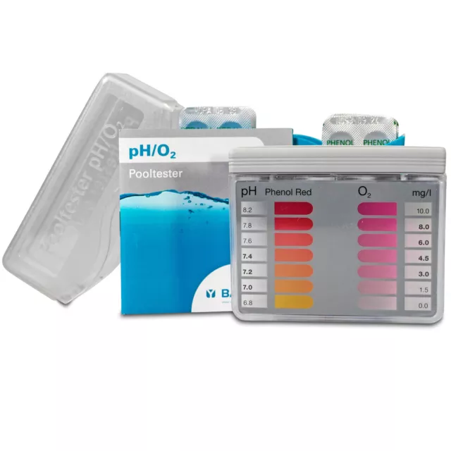 BAYROL Pooltester pH / Sauerstoff - Wassertestgerät mit Tabletten Schwimmbad DPD