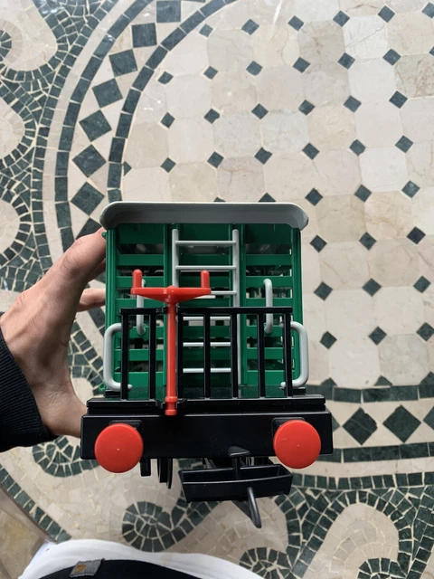 WAGON BÉTAILLÈRE PLAYMOBIL VINTAGE tbe  set n°4101 5