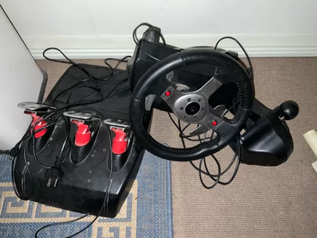 Logitech G27 Racing Steering Wheel & Pedals for PS3/PC etc (No