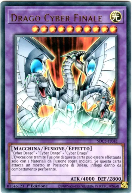 Yu-Gi-Oh! Drago Cyber Finale Sdcs-It041 Ultra Rara Italiano