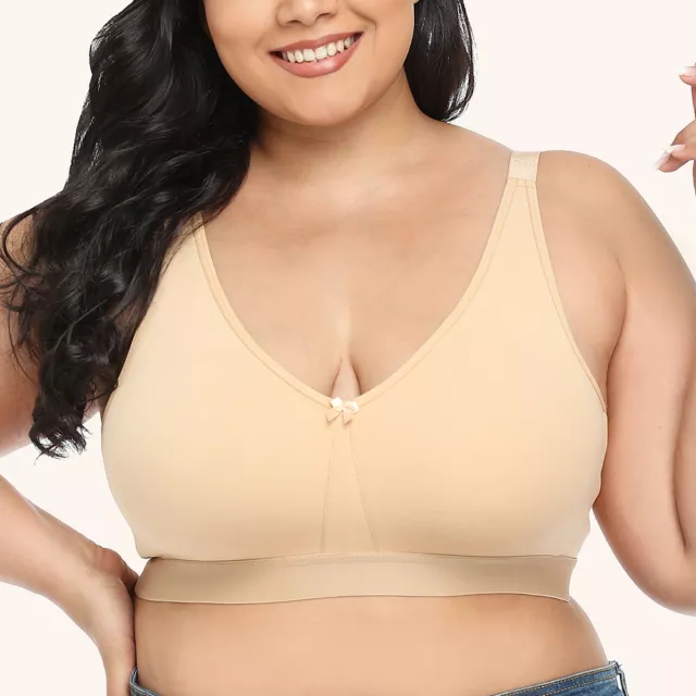 Plus Size Bralette Busty boobs Womens Bras Front Closure Brassiere