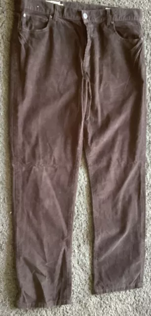 MENS CORDUROY TROUSERS size 36/30 Black. Matalan Easy corduroy trousers  36/30 £6.00 - PicClick UK