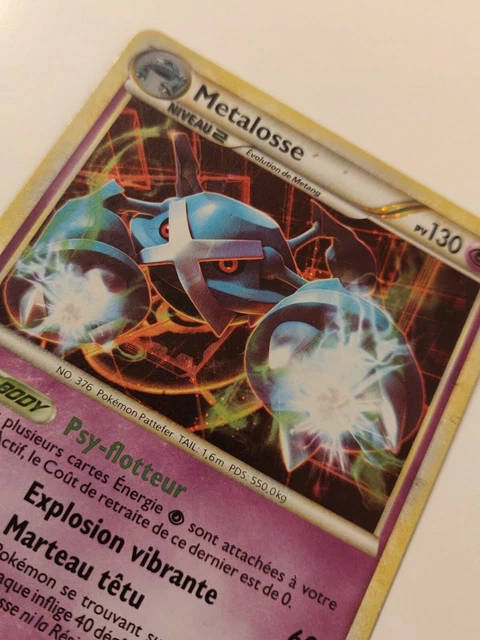 Metalosse Prevolution CARTE POKÉMON METALOSSE 4/95 130PV Holo - Rare 2010 EUR 4,00 - PicClick FR