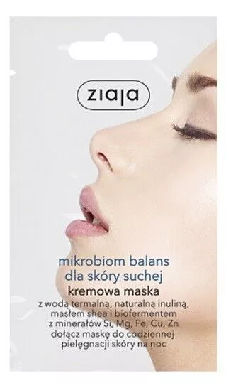 Ziaja Microbiome Balance For Dry Skin Creamy Overnight Mask