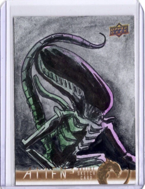 2021 Upper Deck Alien 3 Sketch Card, Xenomorph, Kate Carleton