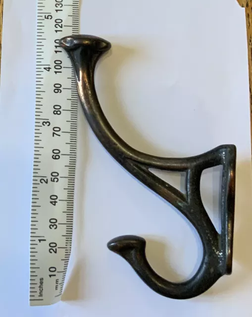 Original coat hook arts craft nouveau deco 1920 30 door peg wall mounted antique
