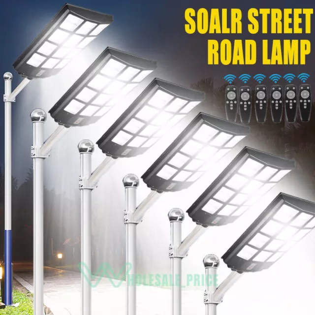 99000000LM Foco Solar De Calle LED Lampara Para Exterior Con Sensor Street  Light 