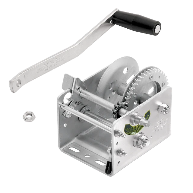 FULTON BOAT TRAILER Winch TwoSpeed 2000 lbs Capacity EUR 141,91