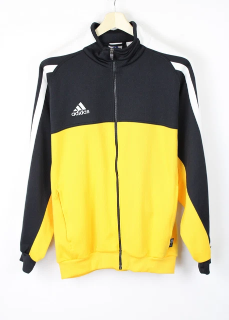 ADIDAS CLIMALITE FELPA Uomo GB 46 48 Cerniera Intera Maglia Tuta Logo EUR 38 04 PicClick IT