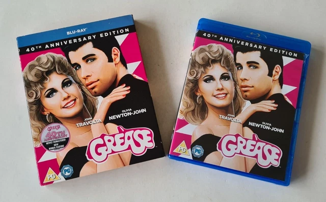 Grease 40th Anniversary Edition Blu-ray John Travolta Olivia Newton-John