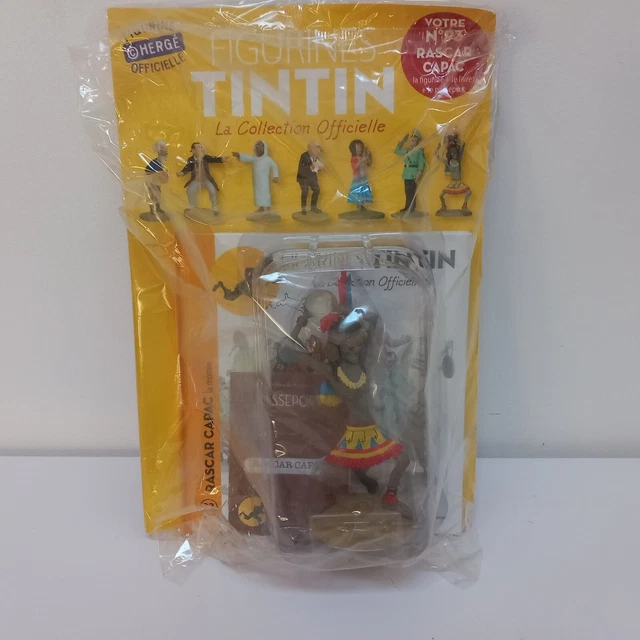TINTIN - FIGURINE DE RASCAR CAPAC LA MOMIE + LIVRET
