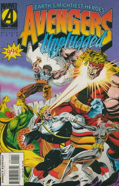 Avengers Unplugged #1 Marvel Comics October Oct 1995 (VFNM)