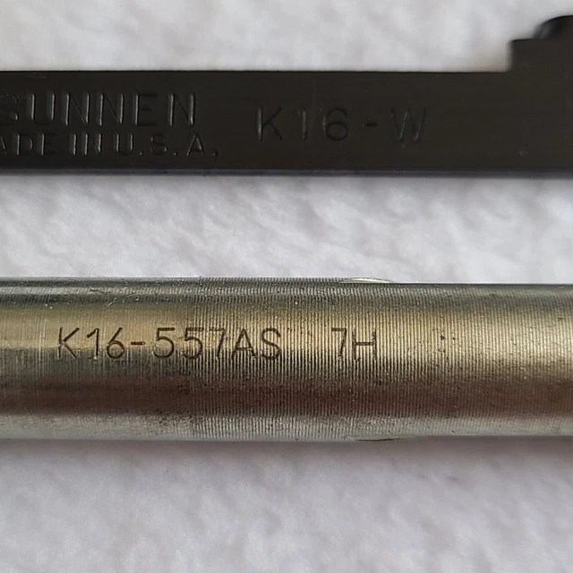 Sunnen K16-557AS Mandrel With K16-W Wedge, New!