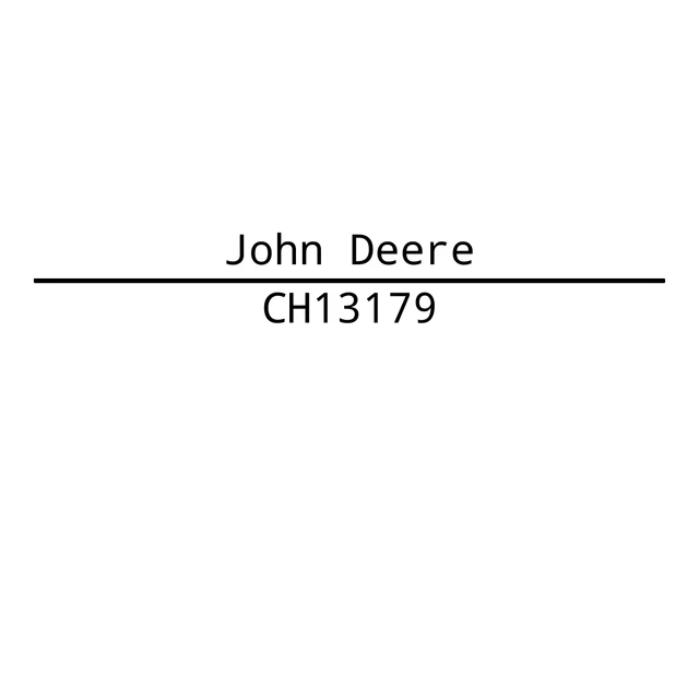 John Deere CH13179 Seal