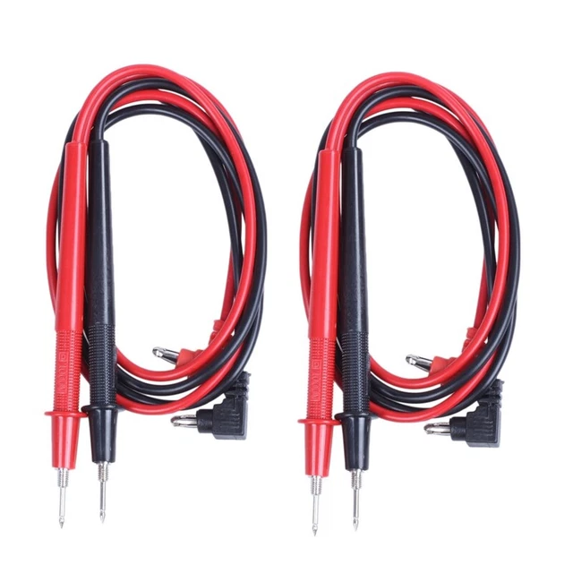 2x Digital Multimeter Measuring Lines Probe Cable 32-InchW 4mm Mannlich BananD5E8