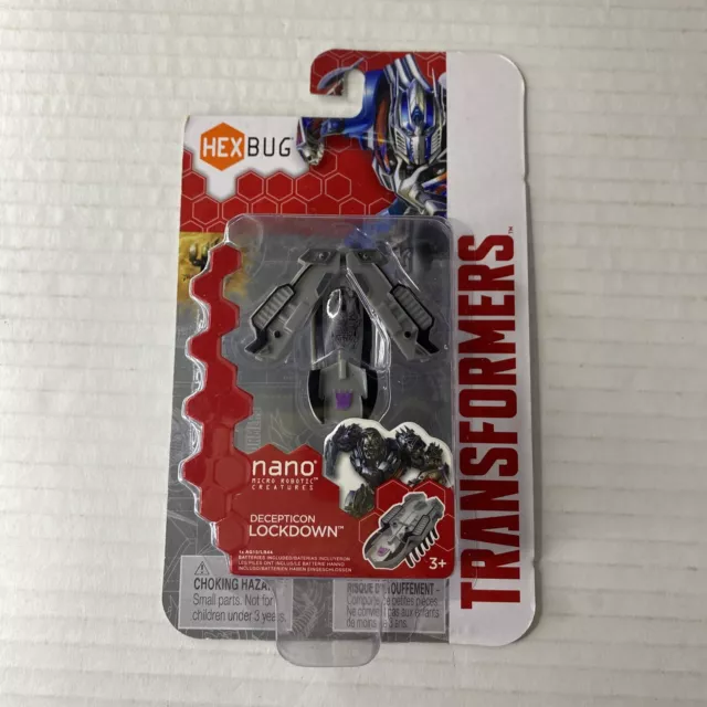 Hexbug Transformers Decepticon Lockdown Nano Micro Robotic Creatures  - 2014 New