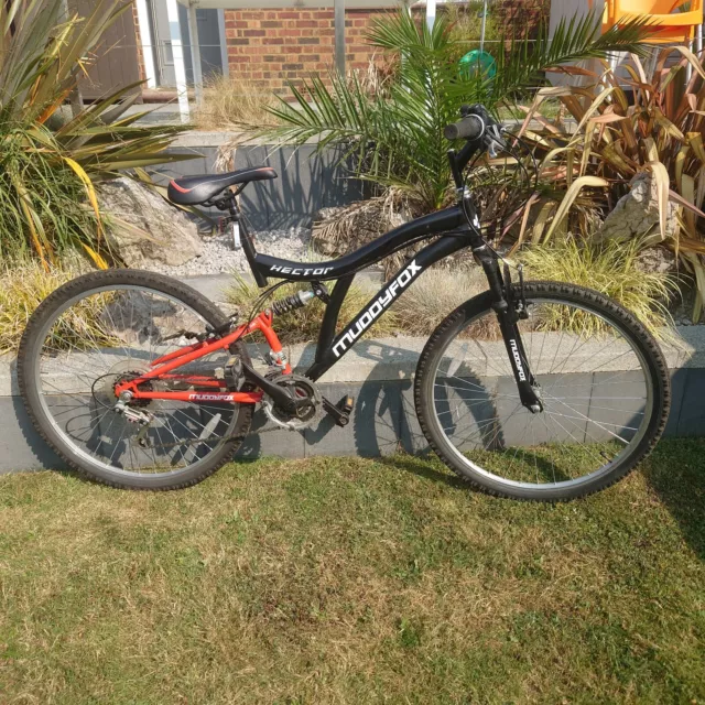 26 INCH WHEEL Size Muddyfox Recoil Mens Gents Mountain Bike Dual Suspension 224.99 PicClick UK