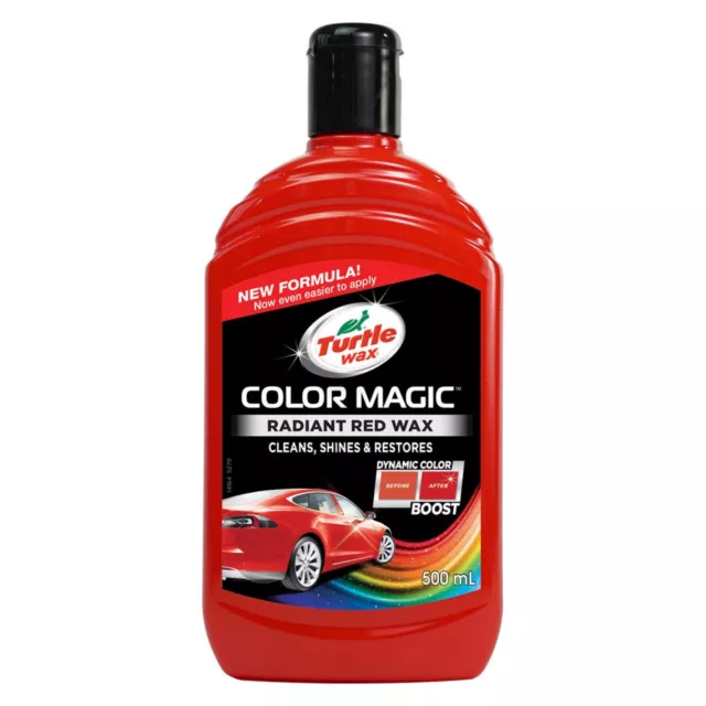 Turtle Wax Color Magic Polieren & Lackieren 500 ml ROT Farbpolitur Lackpflege