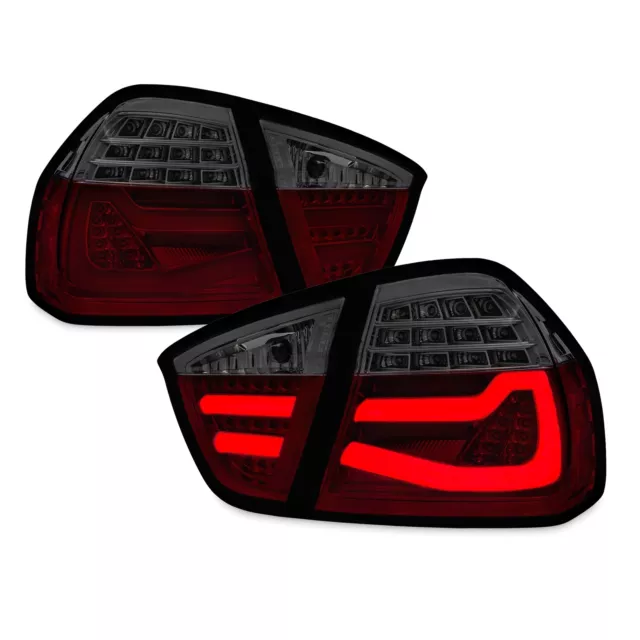 Für BMW 3er E90 ab 2004-2008 Original LED Lightbar Rückleuchten Schwarz Rot