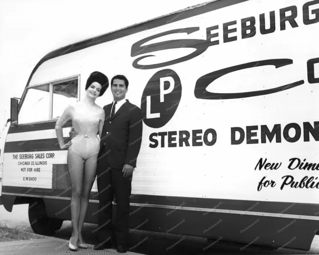 Seeburg Jukebox Stero Demonstration Bus Classic 8 by 10 Reprint Photograph