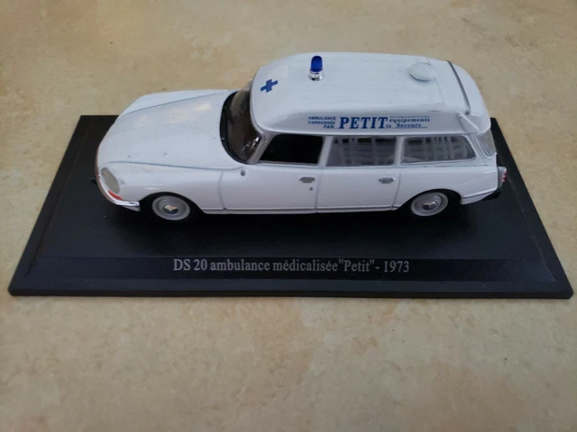 Miniature Majorette 1/65 Citroën DS 21 Break Ambulance - Modèle 206 - Made In France