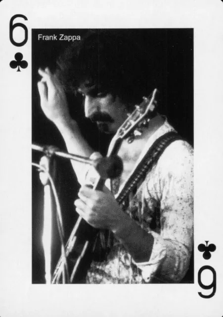 Frank Zappa, Rock and Pop Legends 2005, Playing Card