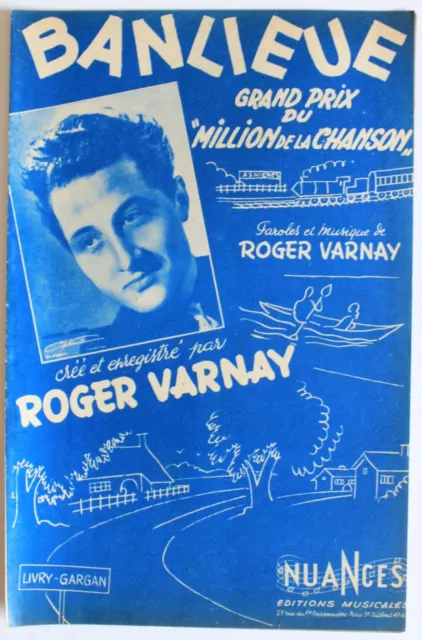 Partition ancienne: BANLIEUX  Musique: VARNAY.R  Paroles: VARNAY.R