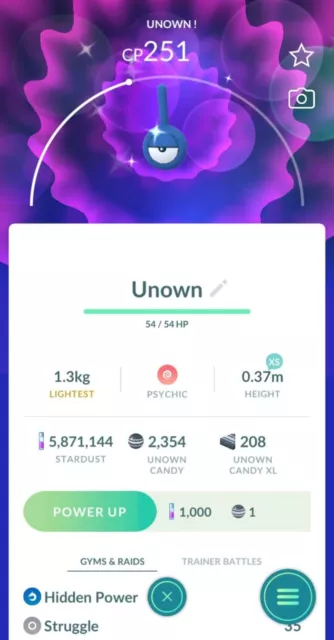 Pokémon Go Unown !~ Various letters ～same day ~fast delivery~