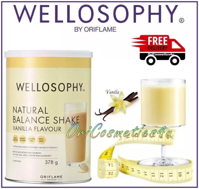 Oriflame Wellosophy Natural Balance Shake Vanilla Flavour - 21 Servings