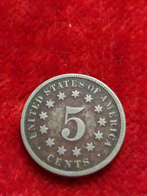 1875 Shield Nickel 5C