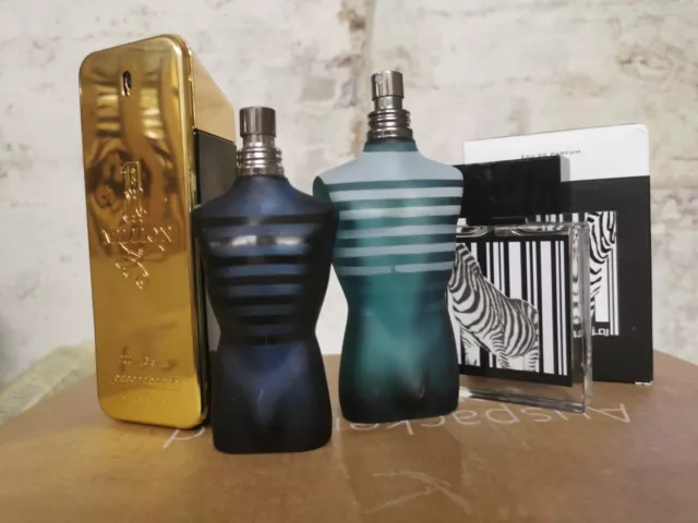 parfüm flakon leer SAMMELFLAKONS, Jean Paul Gaultier, Paco Rabanne, Rassasi