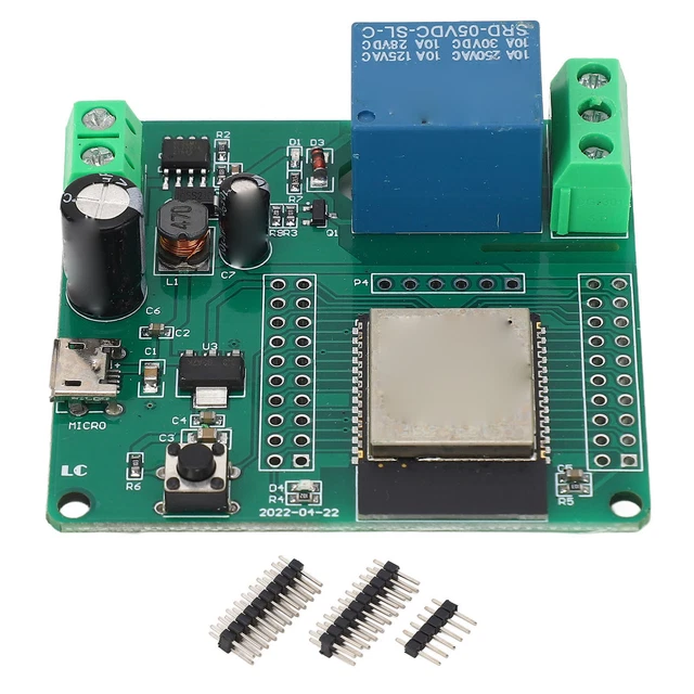 SINGLE CHANNEL WIRELESS Relay 250V ESP32 Solid State With AC90 Way Ble ...
