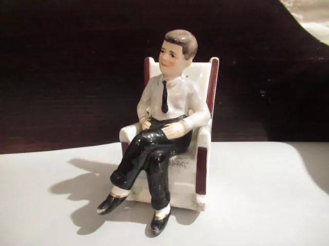 JFK Vintage John F Kennedy Ceramic Salt & Pepper Shakers 1962
