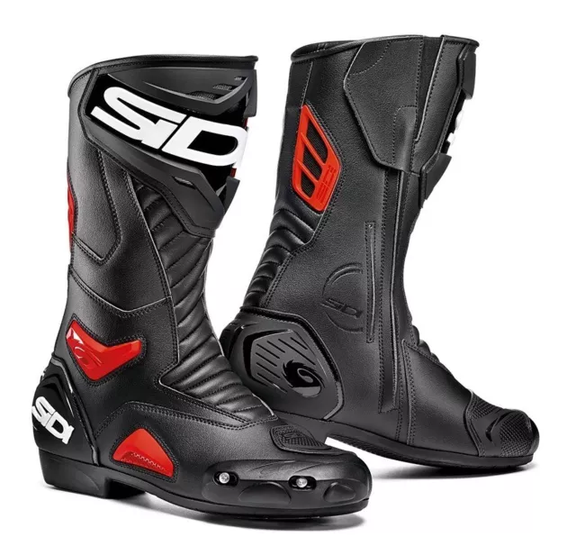 SIDI Motorradstiefel Performer Stiefel schwarz rot - Größe wählbar - UVP 239,95€