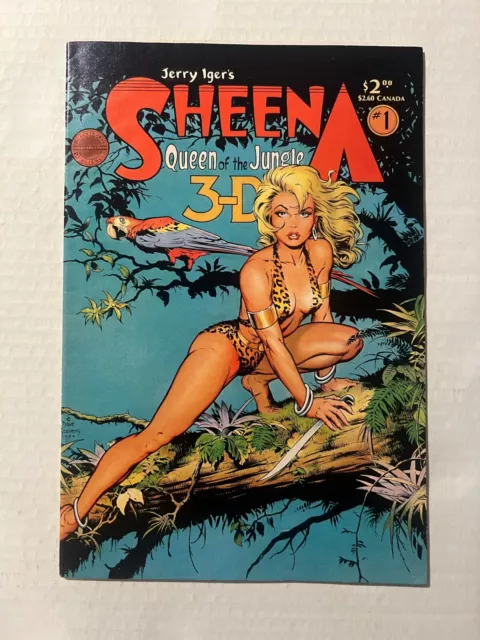 Sheena: Queen Of The Jungle #1 Dave Stevens Cover Art Blackthorne Comics 1984