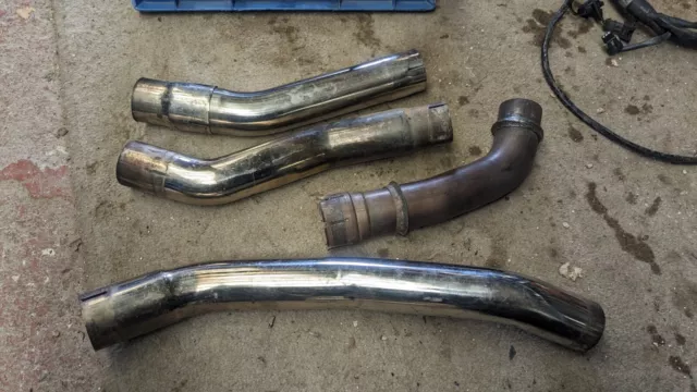 x4 Motorcycle Exhaust Link Pipes - JOB LOT #INS