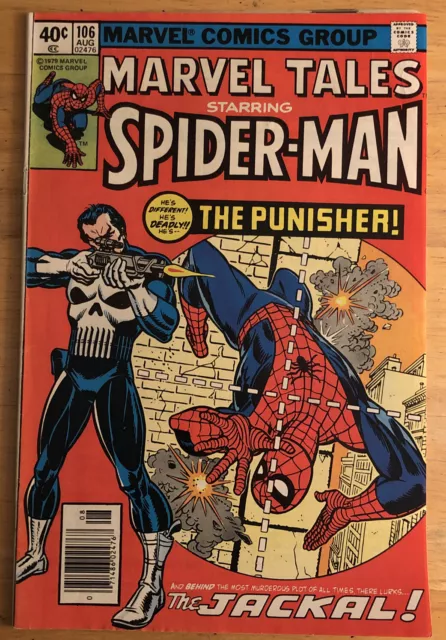 Marvel Tales Spider-Man #106 Reprints Amazing #129 1st Punisher Newsstand Reader