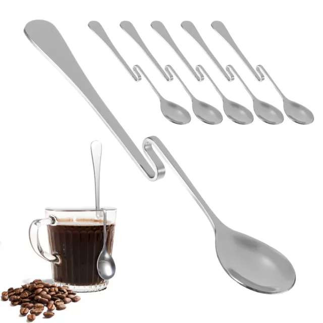 6pack/lot Thicken Kitchen Dinner Dish Soup Spoons Durable And Heat-Resistant